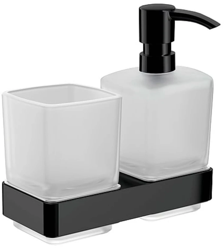 Emco Soap Dispenser, Aluminium, Black, Wandmontage