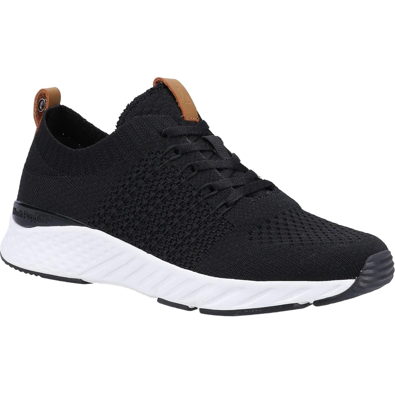 Hush Puppies Womens Opal Sneaker, Black, 3 UK - Image 1