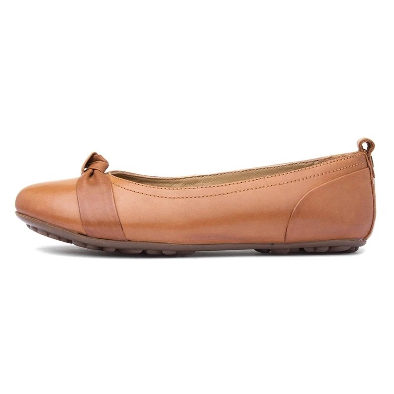 Hush Puppies Womens Jada Knot Ballet Flat, Tan, 7 UK - Image 1