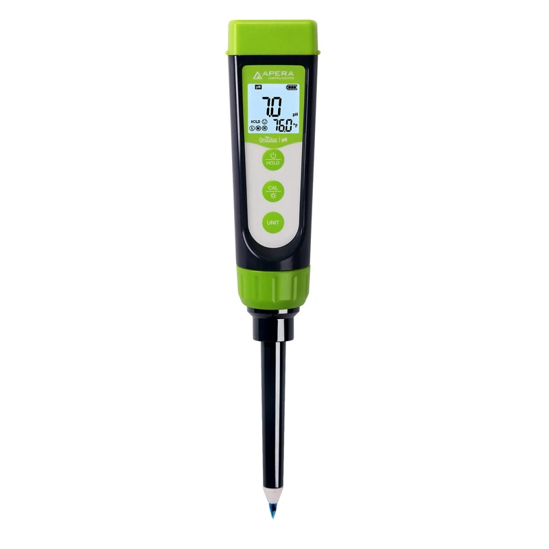 Apera GroStar Series GS2 Soil pH Pen Tester Kit (Gen II) for Direct Soil Test and Nutrient Solutions Test with Replaceable Spear pH Probe - Image 1