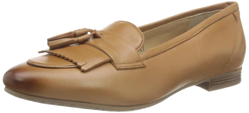 Hush Puppies Ladies Marissa Tassel Loafer, Tan, 5