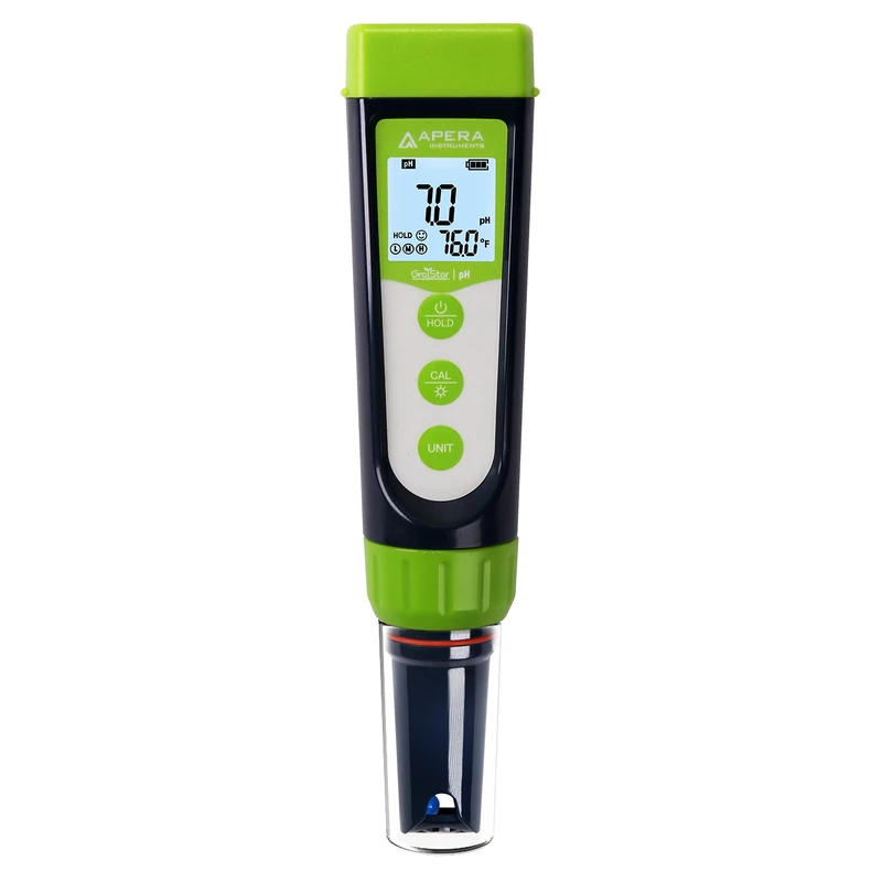 Apera GroStar Series GS1 pH Pen Tester Kit (Gen II) with Replaceable pH Probe for Hydroponics Water Quality Testing