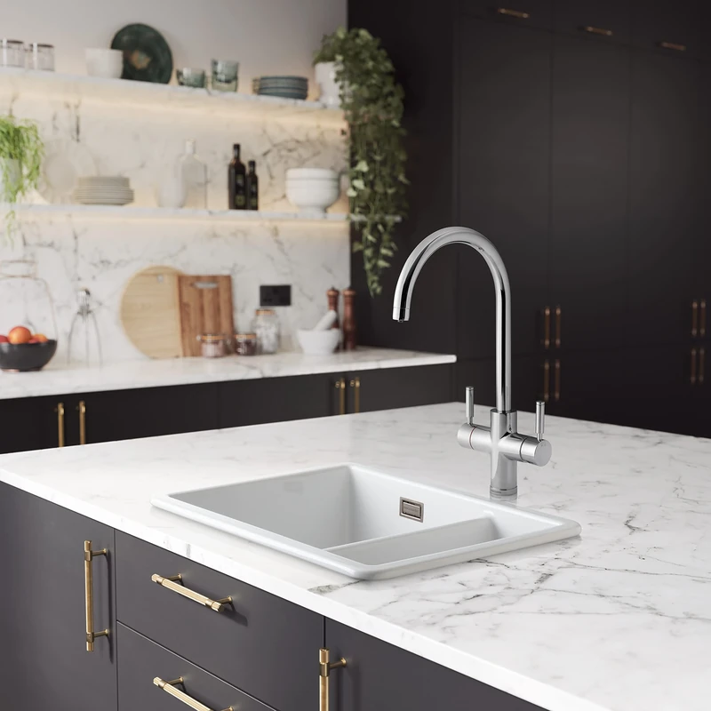 Rangemaster GEO4TIDBF/ GEO Intense 4 in 1 TAP and Boiler Brushed