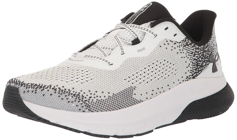 Under Armour Men's HOVR Turbulence 2 Running Shoe, (105) White/Black/Black, 10 UK