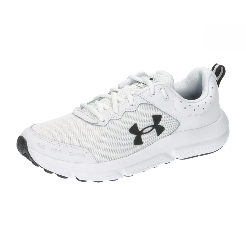 Under Armour Men's UA Charged Assert 10 Running Shoe, White, 13 UK