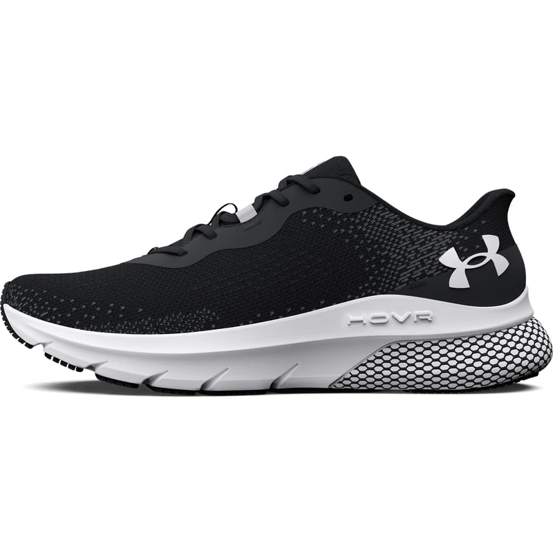 Under Armour HOVR Turbulence 2 Mens Running Shoe, Black/Jet Gray/White, 6 UK