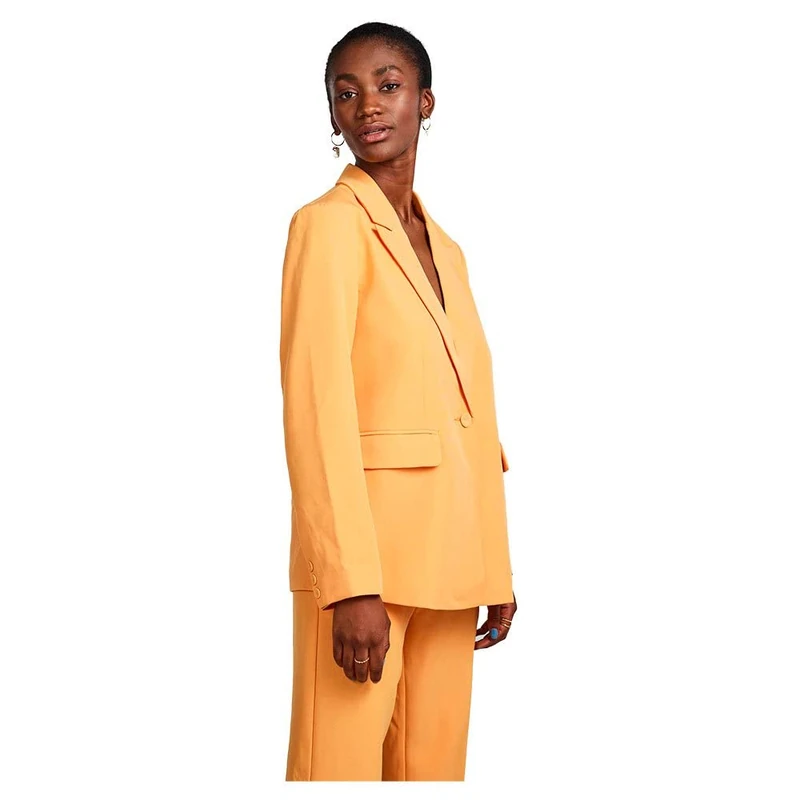 YAS Women's Yasbluris Noos Blazers, Mock Orange, XS EU, Mock Orange, 6