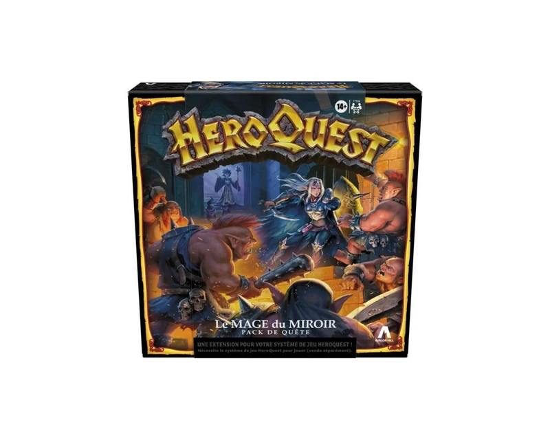 Avalon Hill HeroQuest, Mirror Mage Quest Pack, Role Play, 2-5 Players, Ages 14 and Above, HeroQuest Game System Required
