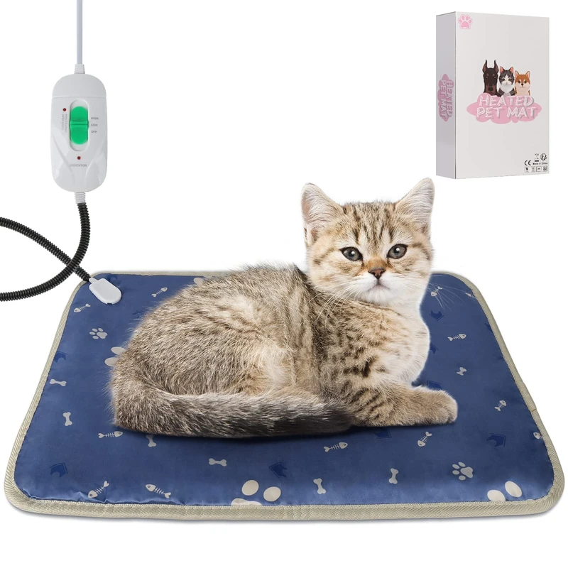 secretmotion Medium Dog Bed - Cushion Fluffy Cushion Dog Washable Mattress Medium Dog Blue