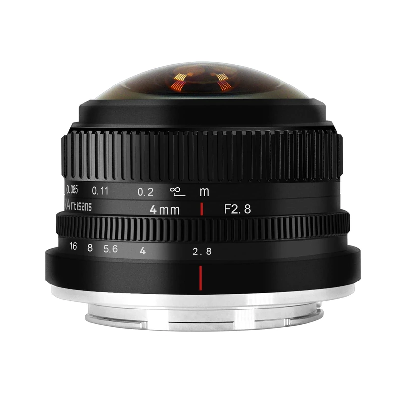 7Artisans 4mm f/2.8 Fisheye Wide Angle Lens for Sony E-Mount APS-C