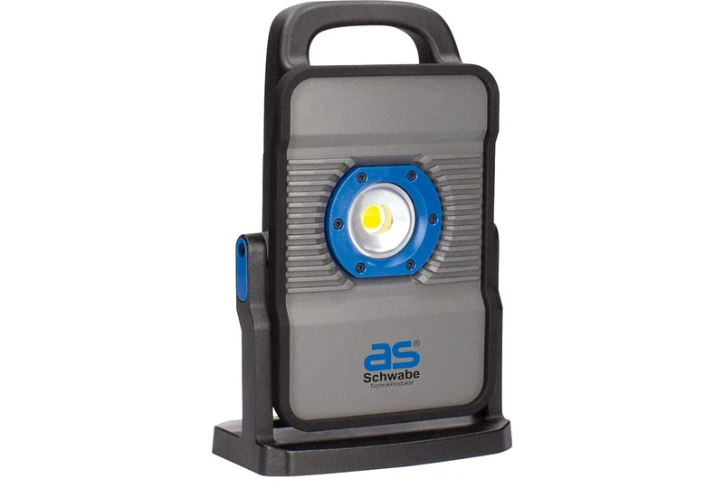 as,Schwabe Acculine Multi A2 46451 Mobile Spotlight for Batteries from Various Manufacturers, 20 W Battery Spotlight + Folding Frame, for Outdoor Lighting, IP54, Grey