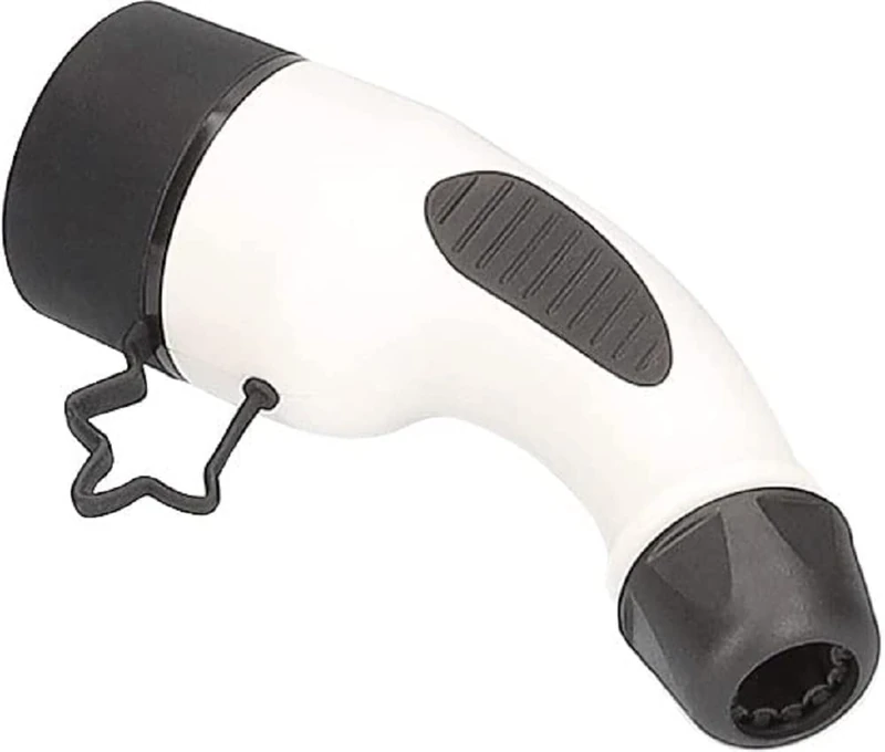 as - Schwabe Replacement Plug for Electric Vehicle Charging Cable Type 2 - Vehicle Side - 7.2 kW / 32 A / 230 V / 1-Phase - Mode 3 - E-Car EV/PHEV Replacement Plug - IP44 - Black/White, 65145