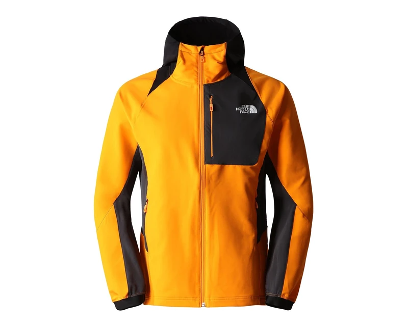 THE NORTH FACE Men's Ao Jacket, Cone Orange-Asphalt Grey-TNF B, XL