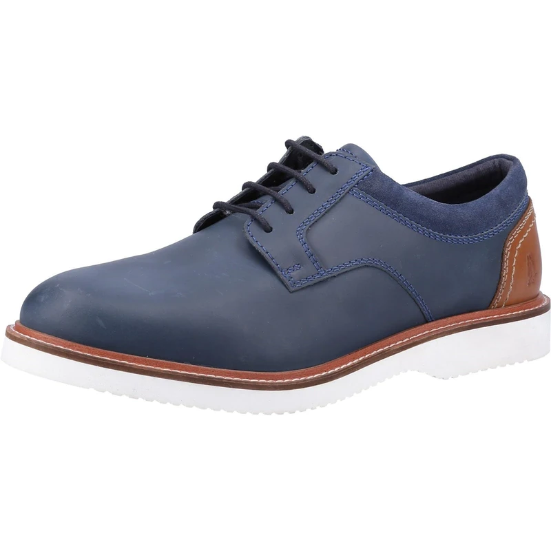 Hush Puppies Men's Wheeler Oxford, Navy, 8 UK