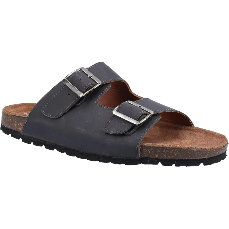 Hush Puppies Men's Nash Slider, Black, 7
