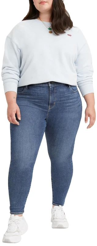 Levi's Women's Plus Size 720™ High Rise Super Skinny Jeans, Echo Cloud, 14 M