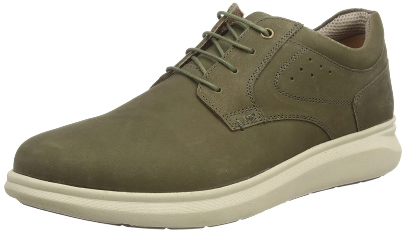 Hush Puppies Men's Brett Lace-Up Shoes, Khaki, 7
