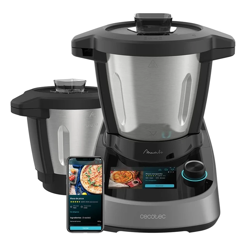 Cecotec Robot Cuiseur Mambo Touch avec pichet Habana 10090 (Noir/Gris) - Image 1