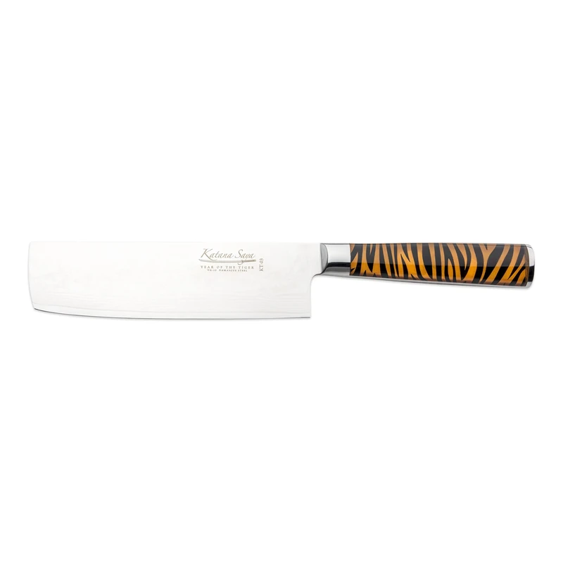 Katana Saya Katana Tiger KT-03 18cm Nakiri Knife, White
