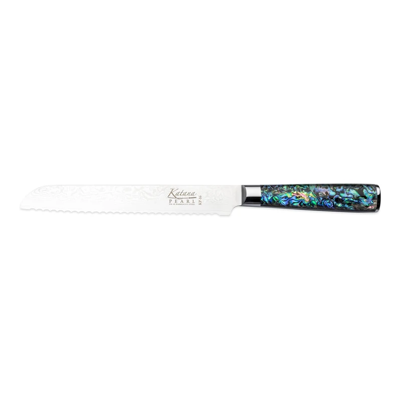 Katana Saya Katana Pearl KP-16 20cm Bread Knife, Silver