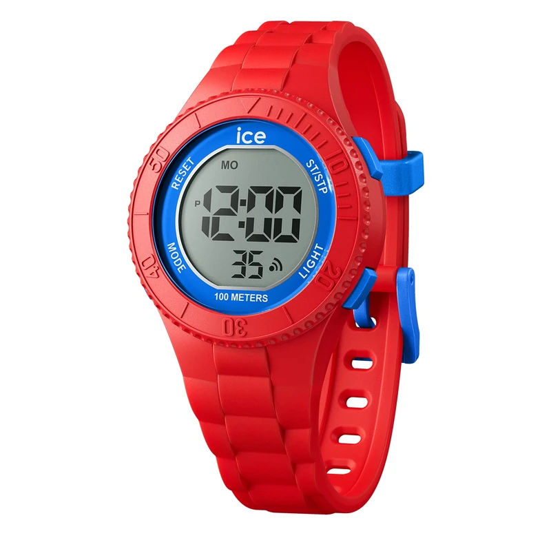 ICE-WATCH - ICE digit Red blue - Boy's wristwatch with plastic strap - 021276 (Small)