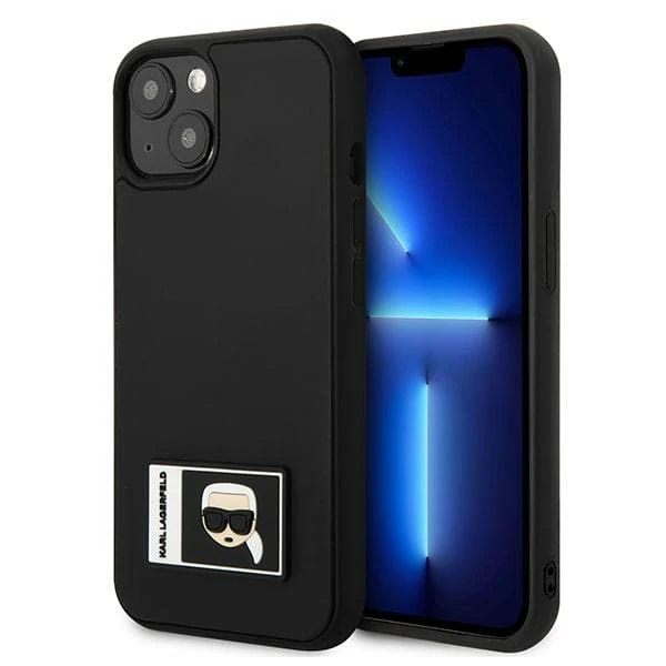 KARL LAGERFELD KLHCP13S3DKPK Case for iPhone 13 Mini 5.4 Inches Black Hardcas
