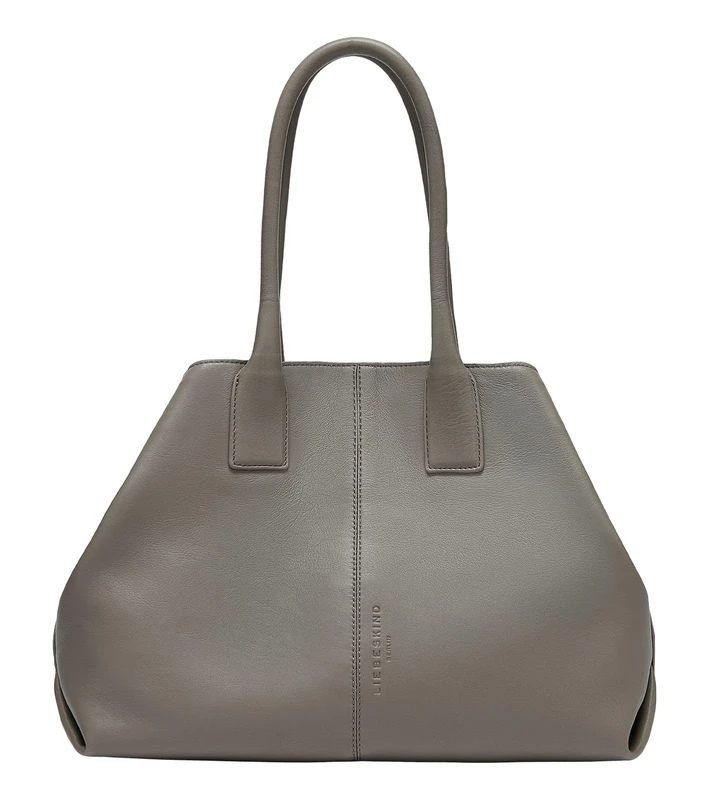 Liebeskind Women's Kodiaq Berlin Chelsea M - Leather Shopper - Generous Compartments, Thunder, Shopper M