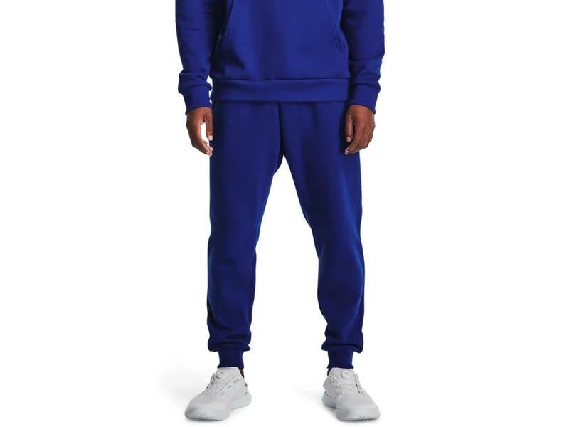 Under Armour Men's Fleece Rival Jogger Pants Trouser, (400) Royal/White, 4XL Tall