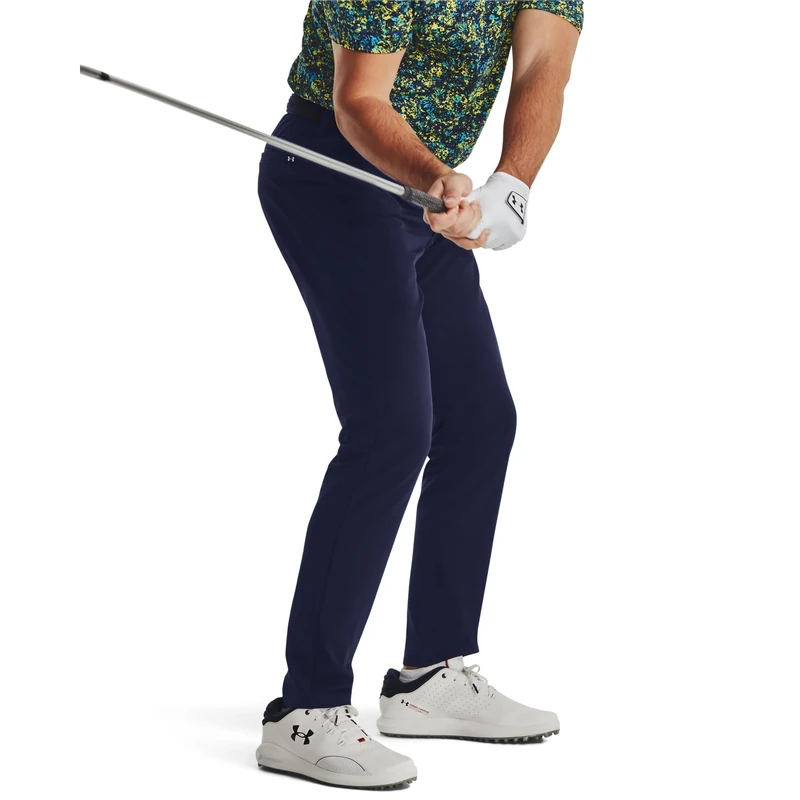 Under Armour Men's Drive 5 Pocket Pants, (410) Midnight Navy / / White, 32W x 32L