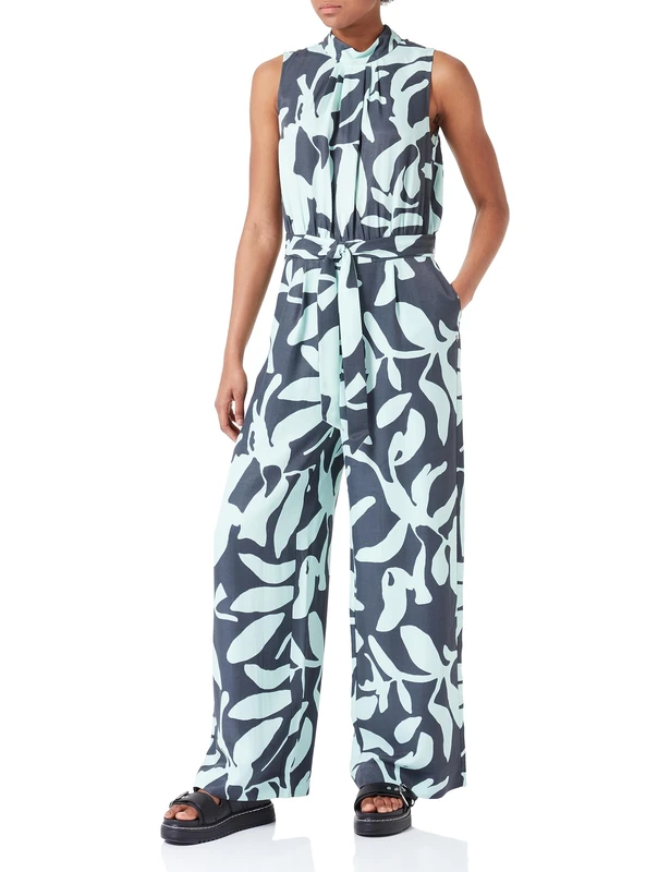 comma Women's 60.2.61.20.201.2129794 Jumpsuit, 58C0, 36