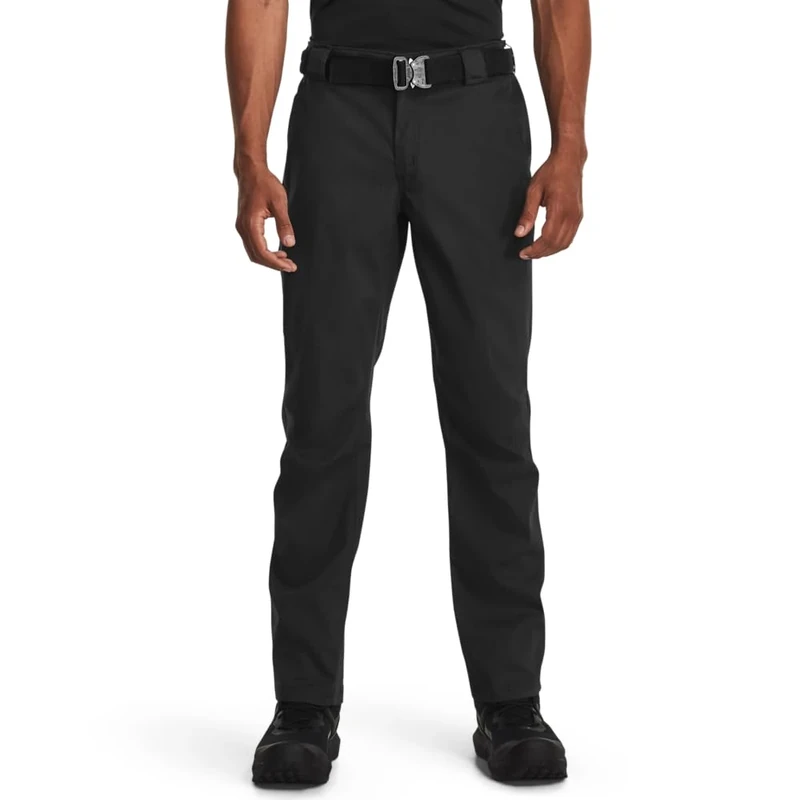 Under Armour Men's Enduro Elite Flat Front Pants, (001) Black / / Black, 36W x 32L