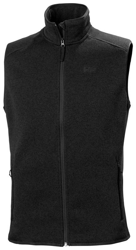 Helly Hansen Men's Varde Fleece Vest 2.0, Black, 2XL