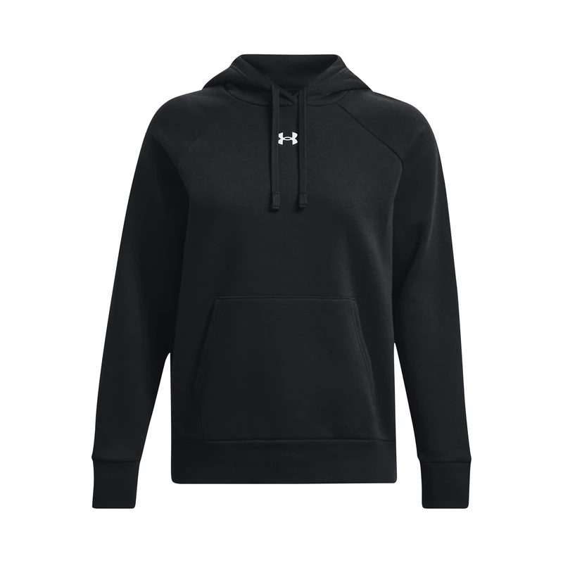 Under Armour Women's UA Rival Fleece Hoodie Shirt Black