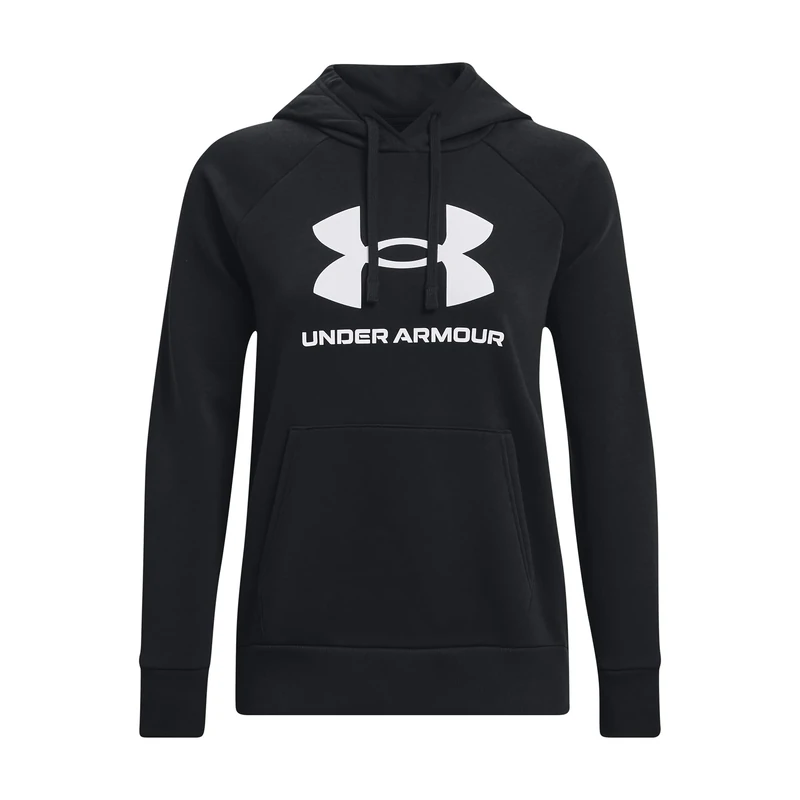 Under Armour Women's UA Rival Fleece Big Logo HDY Shirt Black