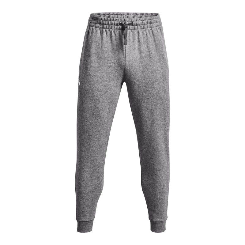 Under Armour Mens Ua Rival Fleece Joggers Sweatpants, Castlerock Light Heather, XL EU