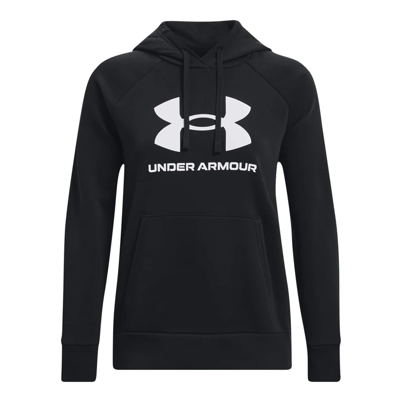 Under Armour Women's UA Rival Fleece Big Logo HDY Shirt Black