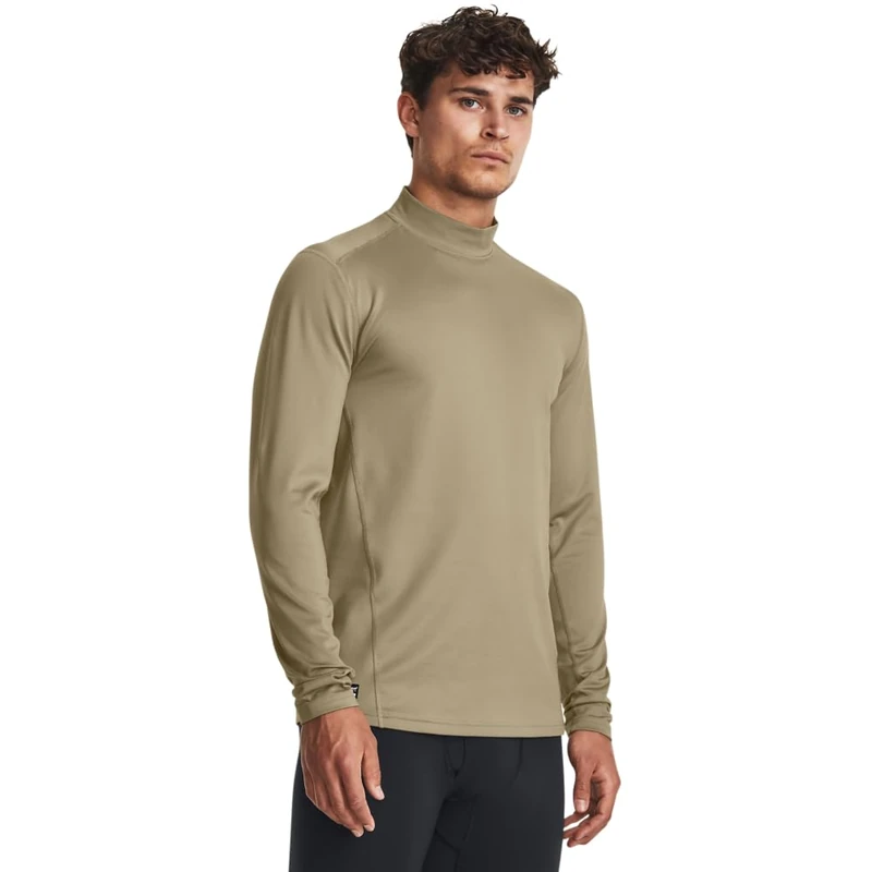 Under Armour Men's Tac Mock ColdGear Infrared Base, Fitted Long-Sleeved Top to Insulate Against The Cold, Comfortable and Flexible 4-Way Stretch Workout Top - Image 1