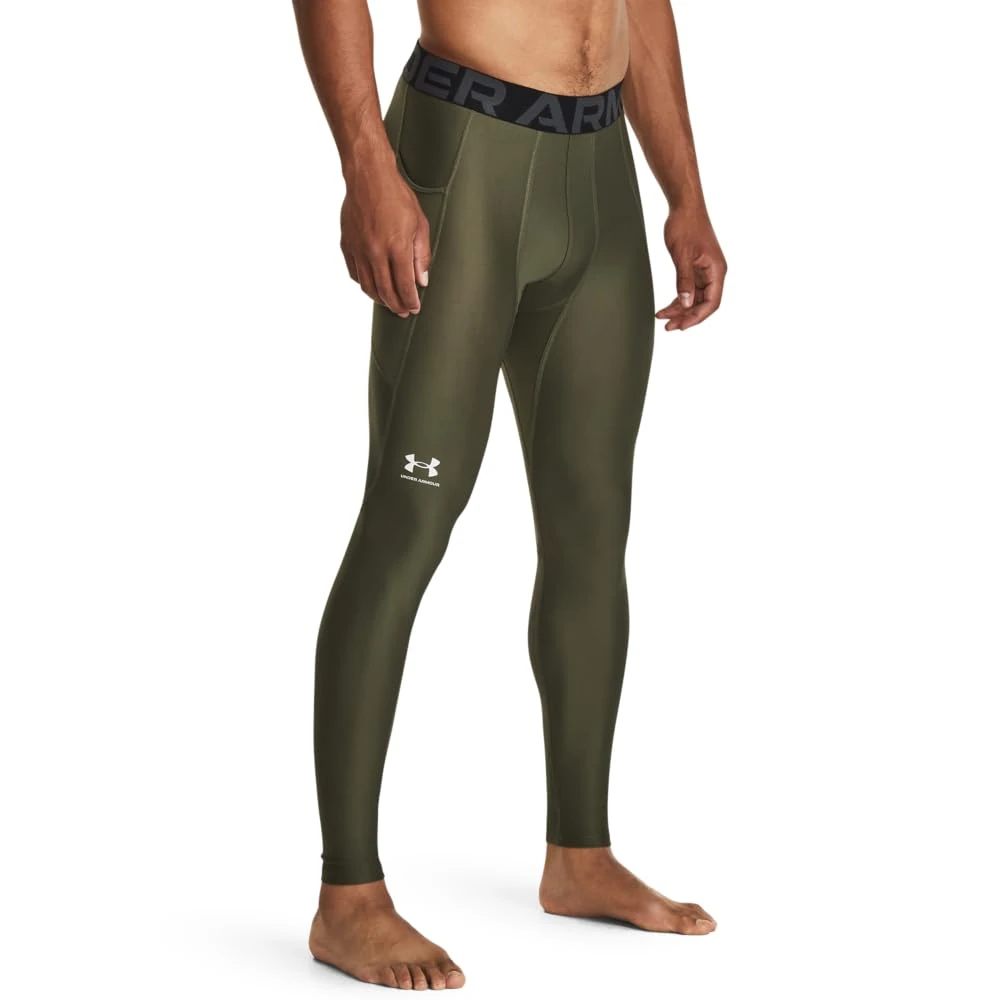 UA HG Armour Leggings, Green, MD