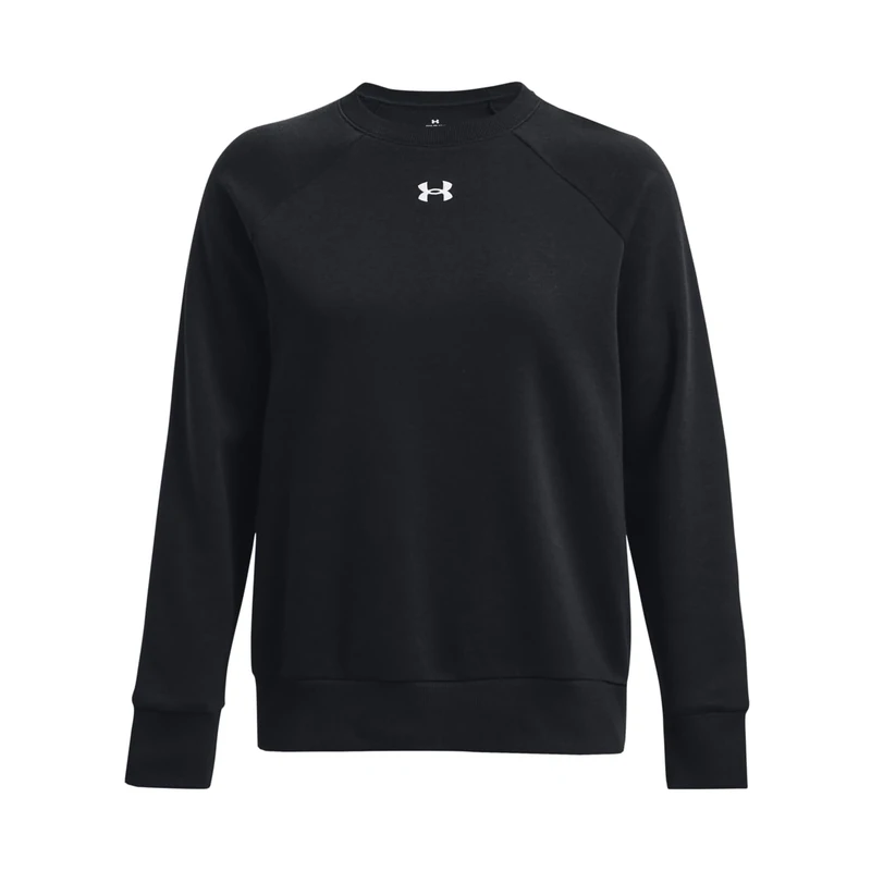 Under Armour Women's UA Rival Fleece Crew Shirt Black