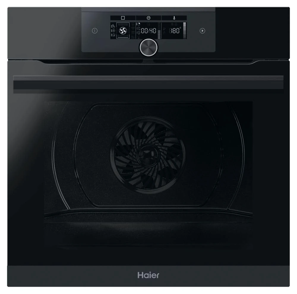 Haier HWO60SM6F5BH 60cm Series 6 I-Turn Built-in WI-FI Multifuction Oven - Black