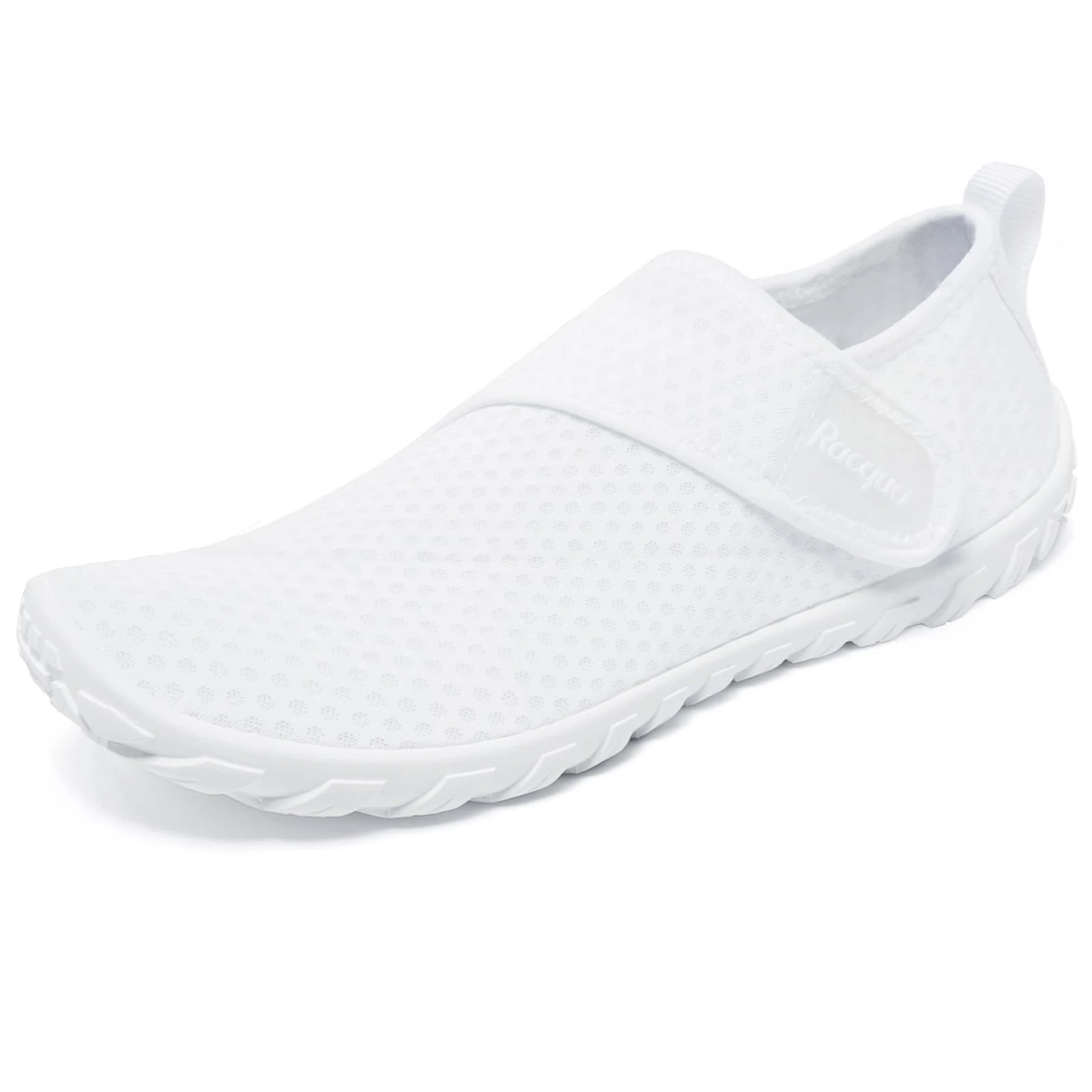 Racqua Water Shoes for Men and Women - Beach Swimming Aqua Socks - White EU35=UK 3
