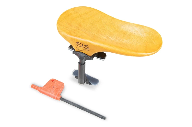 SAS Maple Chinrest for Violin 24mm Height New Model - Image 1