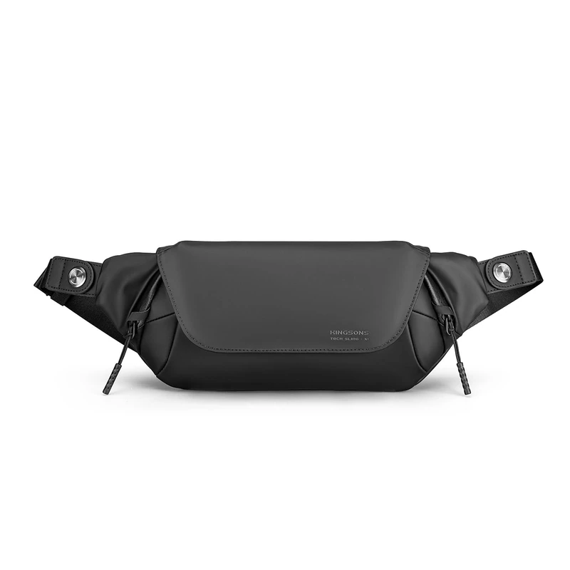 Kingsons EDC Tech Sling Bag for Men Waterproof Compact Crossbody Bag Chest Shoulder Backpack, Ks3248, M, Crossbody