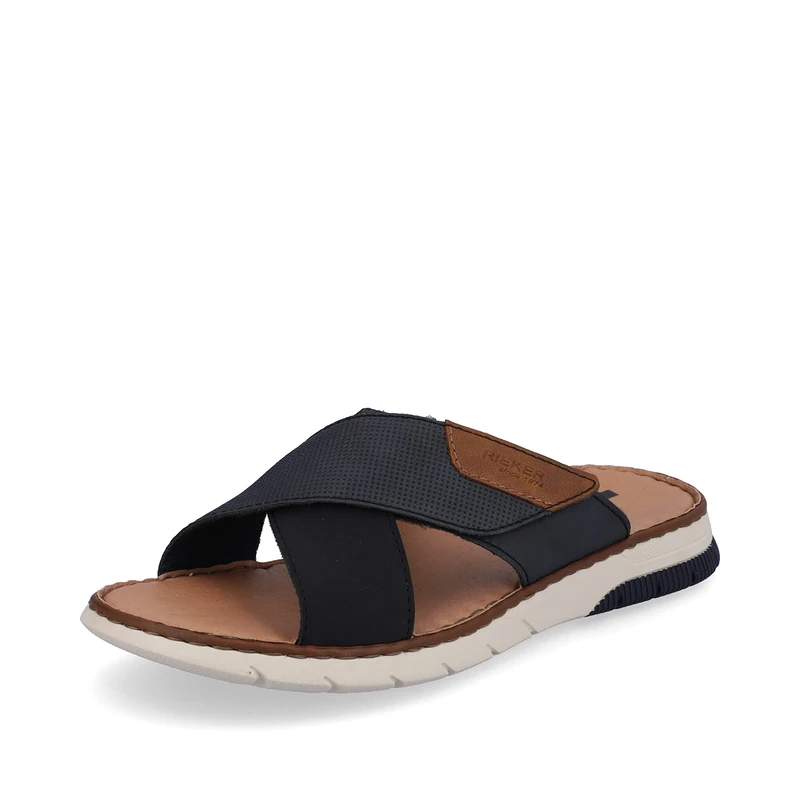 Rieker Men Clogs 25283, Men´s Mules,Slipper,Slides,Sandal,Summer Shoe,Casual Shoe,Blue (Blau / 14),45 EU / 10.5 UK - Image 1