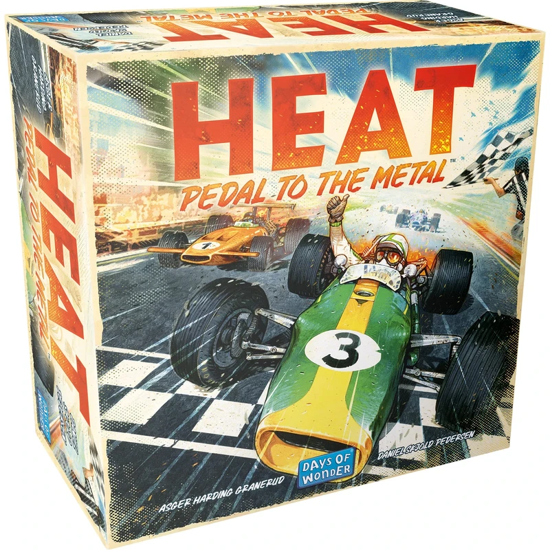 Days of Wonder | Heat: Pedal to the Metal | Racing Game | Ages 10+ | 1-6 Players | 60 Minutes Playing Time
