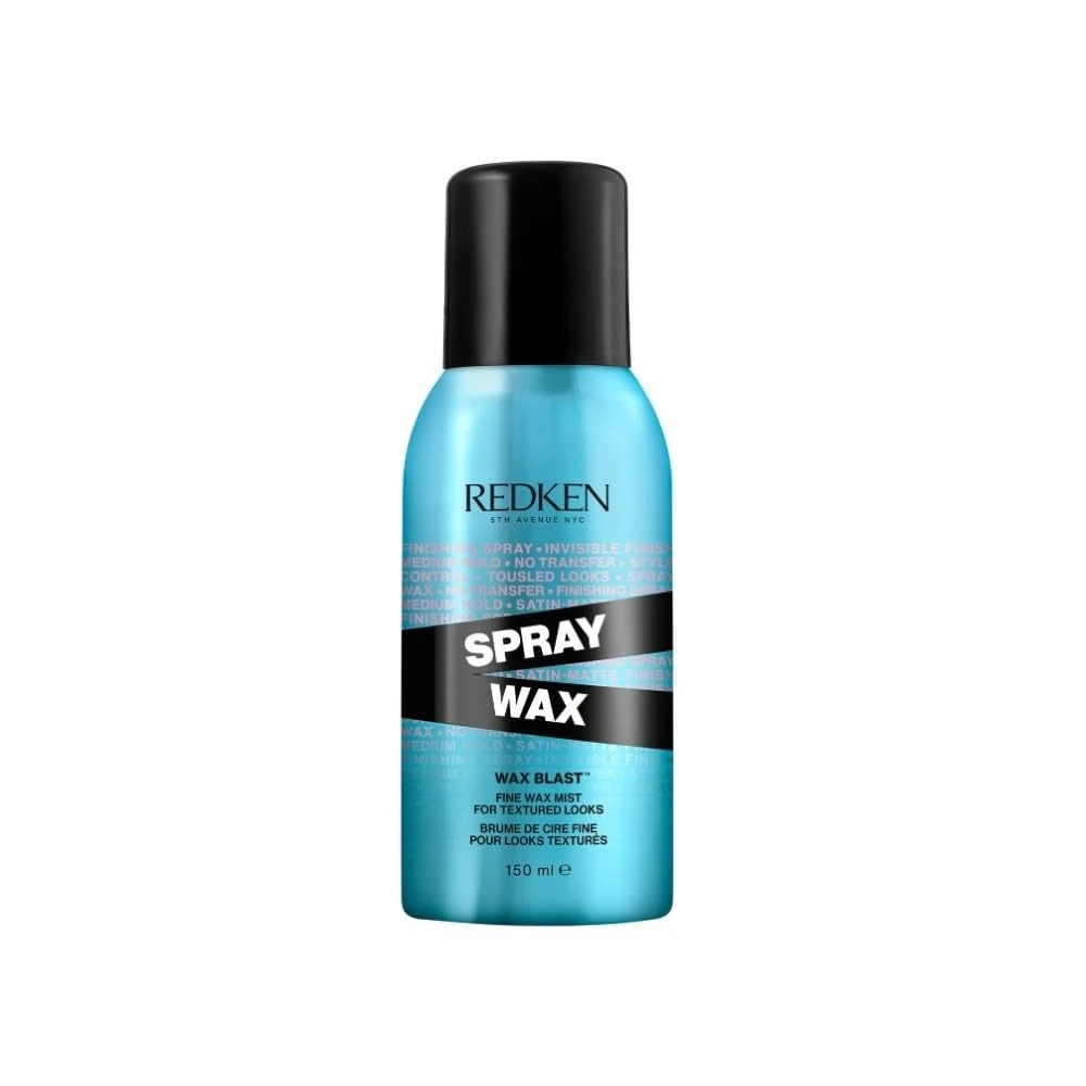 Redken Spray Wax, High-Impact Finishing Aerosol Wax for Body & Dimension, For Men and Women, Hair Spray, Choppy, Satin-Matte Finish, 150 ml