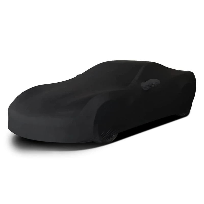 BIHEE Indoor Car Cover for Corvette Velvet Stretch Full Cover Protection for Automobiles for Dust-Proof, Underground Garage, Car Show,Fits Car up to 189 inches