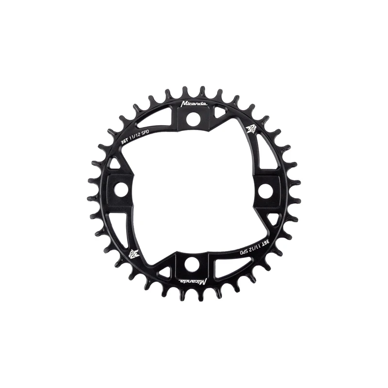 Miranda Unisex - Adult MTB Chainflow 3D Chainring Black 36 Teeth