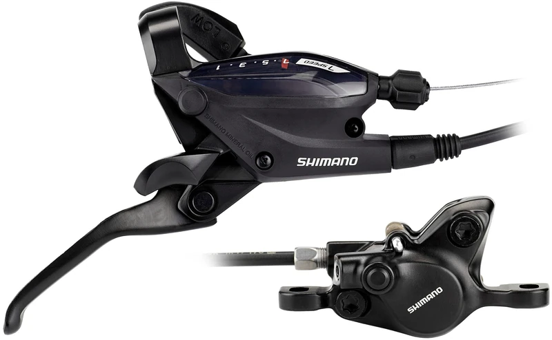 Shimano Unisex - Adult ST-EF505 Disc Brake, Black, One Size