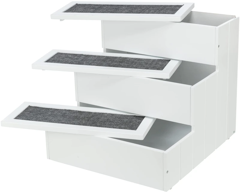 Stairs, MDF, 40 × 38 × 45 cm, white